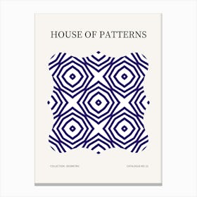 Geometric Pattern Poster 23 Canvas Print