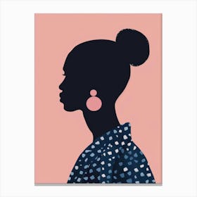 Silhouette Of A Woman 43 Canvas Print