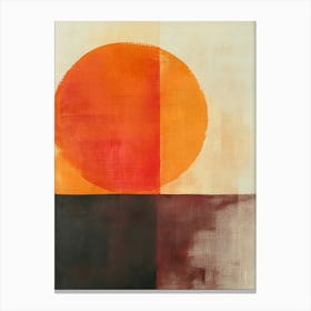 A Minimalist Abstract Painting Canvas Print