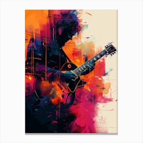 Guitar Player Canvas Print Canvas Print