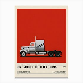 Big Trouble In Little China Truck Movie Canvas Print