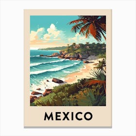 Vintage Travel Poster Mexico 10 Canvas Print