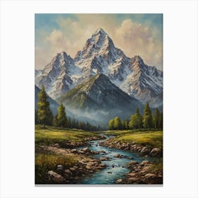 Mountain Stream 1 Canvas Print