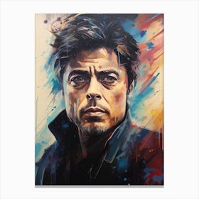 Benicio Del Toro (1) Canvas Print