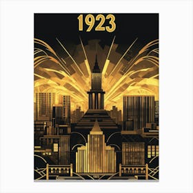 Aihrgdesign A Vintage Travel Poster Showcasing Art Deco Archi 43f02846 837b 4f94 B0ff 4682ac470be7 0 Toile