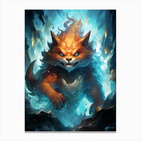 Wolf Of Legends Canvas Print