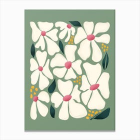 Dogwood Flowers Canvas Print