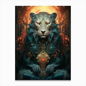 Lion Of The Forest Canvas Print