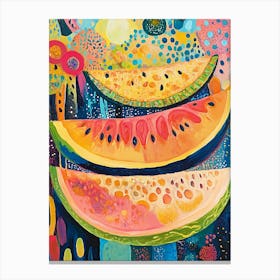 Watermelon Slices Canvas Print