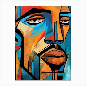 Abstract Of A Man 1 Canvas Print