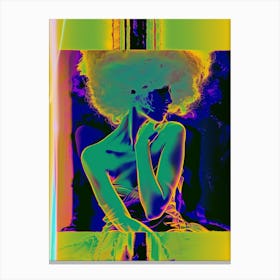 Modern, emotional, "Treat Me Well" Canvas Print