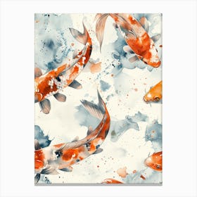 Watercolor Koi 12 Canvas Print