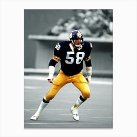 Linebacker Jack Lambert Pittsburgh Steelers Canvas Print