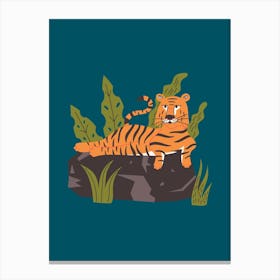 Jungle Tiger Canvas Print