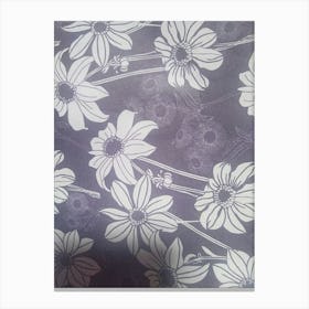 Purple Daisies Canvas Print