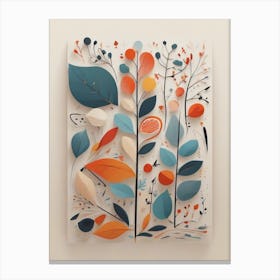 Abstract Paper Art Canvas Print