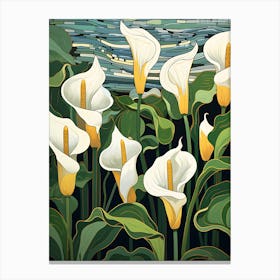 Calla Lillies Canvas Print