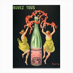 Drink All Evian Cachat, Leonetto Cappiello Canvas Print