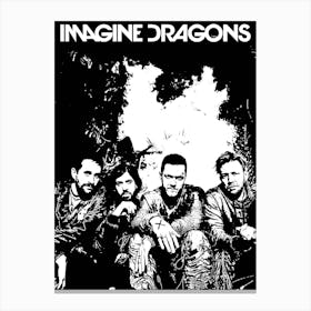 Imagine Dragons 8 Canvas Print