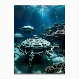 USO: A Very Very Strange Sea-Reimagined 25 Canvas Print