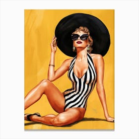 Pin Up Girl 2 Canvas Print