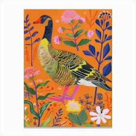 Spring Birds Goose 1 Canvas Print
