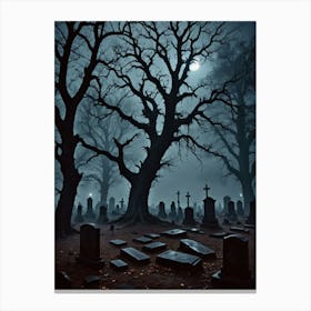 Midnight in The Wild Woods Canvas Print