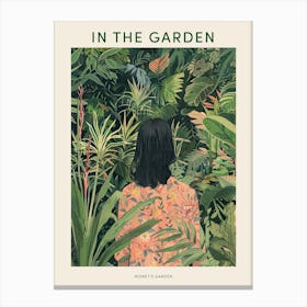 In The Garden Poster Monet S Garden France 7 Canvas Print