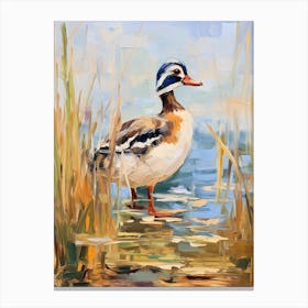 Bird Painting Wood Duck 1 Canvas Print