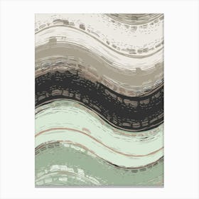 Abstract Wavy Pattern 1 Canvas Print