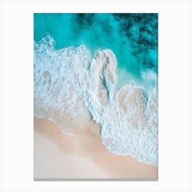 Aerial View Of A Beach 79 Canvas Print