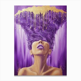 'Purple Rain' Canvas Print