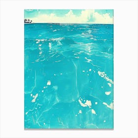 Turquoise Ocean Canvas Print