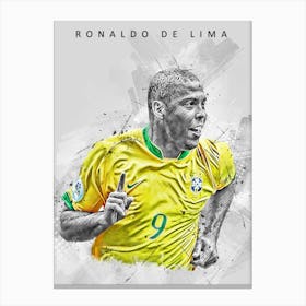 Ronaldo Luis Nazario De Lima Canvas Print