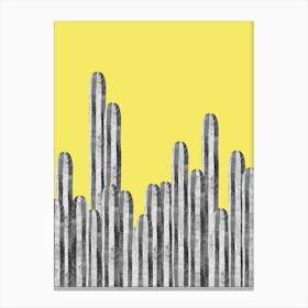 Cactus landscape 3 Canvas Print