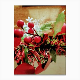 Christmas Garland Canvas Print