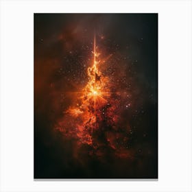 Glowing Tree Nebula Canvas Print