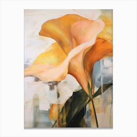 Fall Flower Painting Calla Lily 1 Canvas Print