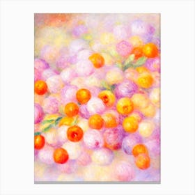 Kumquat Painting Fruit Canvas Print