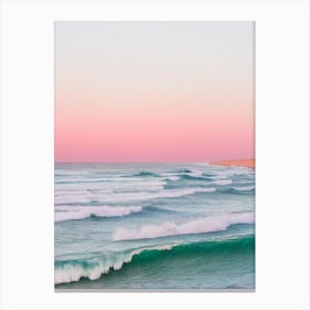 Gunnamatta Beach, Australia Pink Photography 2 Canvas Print
