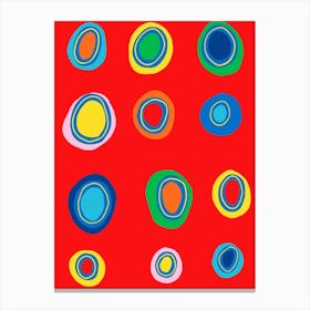 Colourful Circles Canvas Print