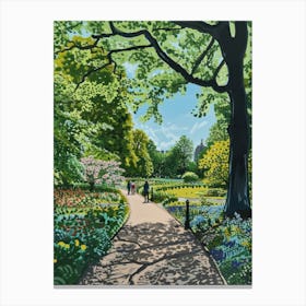 Green Park London Parks Garden 2 Painting Canvas Print