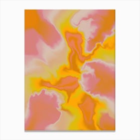 Muted Tie Dye Canvas Print