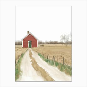 Red Barn 5 Canvas Print