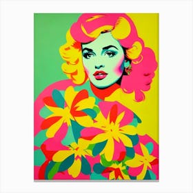 Pinkpantheress Colourful Pop Art Canvas Print