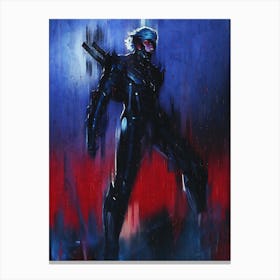 Raiden Metal Gear Rising Canvas Print