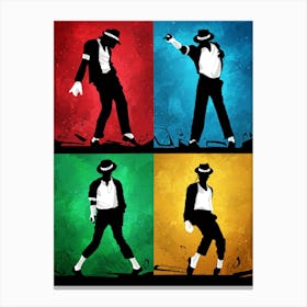 Michael Jackson silhouette Canvas Print