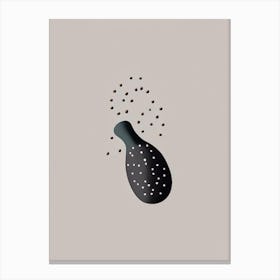 Black Pepper Herb Simplicity Canvas Print