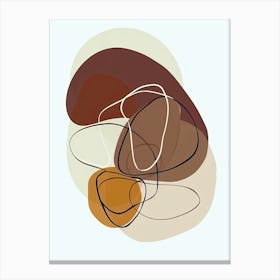 Tbilisi Clean Composition Minimalist Bauhaus Canvas Print