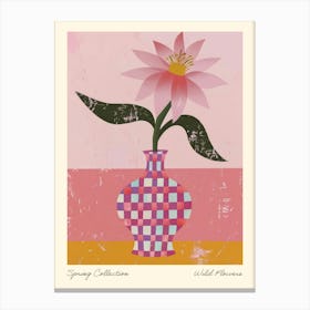 Spring Collection Wild Flower Vase 1 Canvas Print
